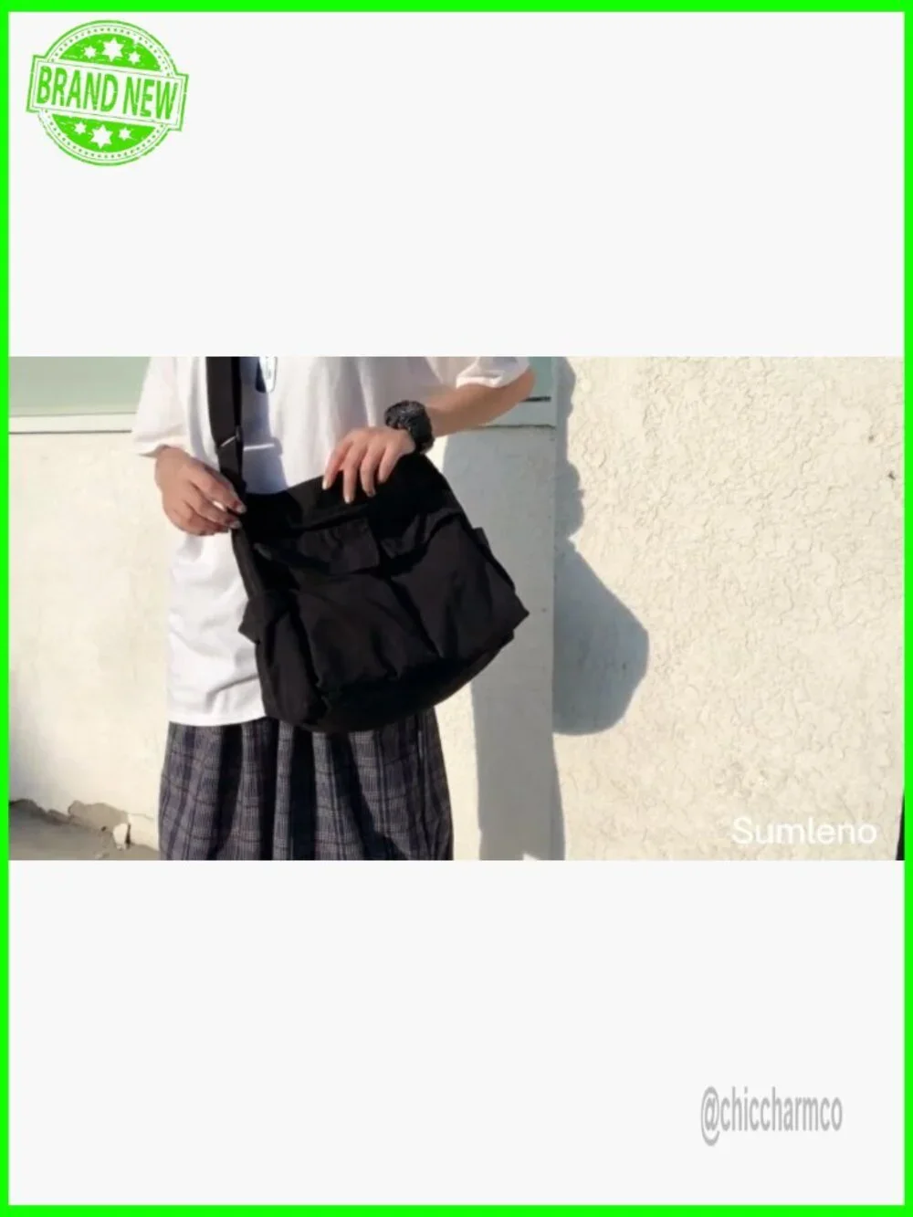 Large Canvas Hobo Crossbody Tote Bag with Adjustable Strap